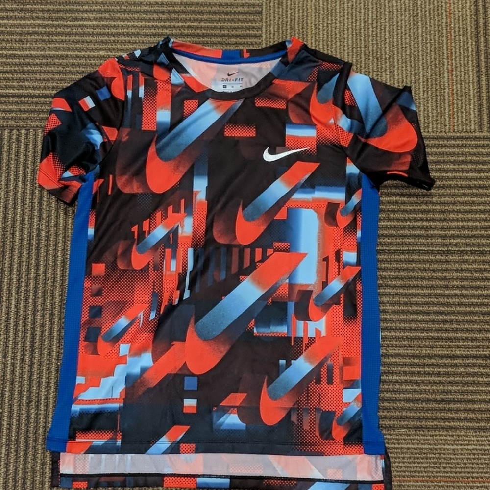 Nike Boys Crew Neck Short Sleeve Dri-Fit T-Shirt